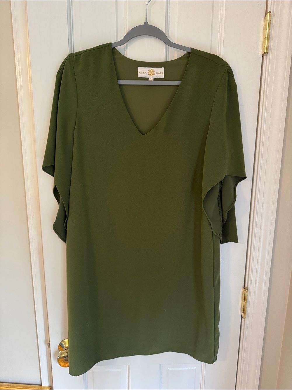 Anna Cate - Meredith (?) Dress in Olive Green Small